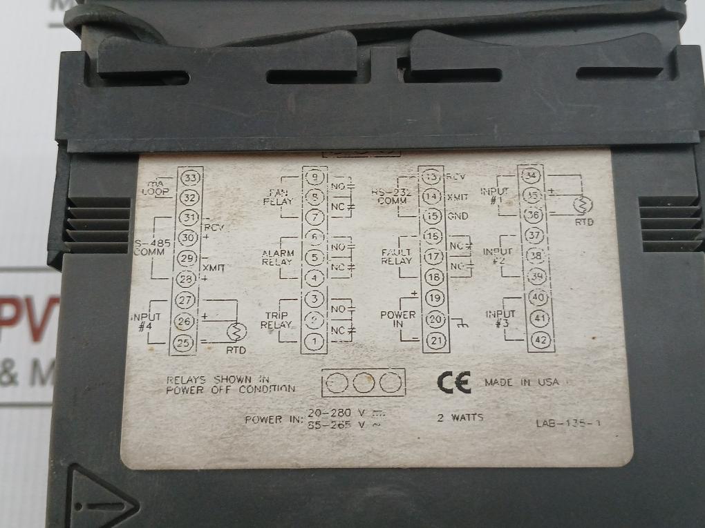 118L-4-p-a-m Temperature Monitor 20-280V Qualitrol