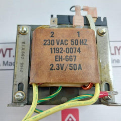 1192-0074 Current Transformer E.I.A.682 230Vac 50Hz 2.3V/50A 0.7A