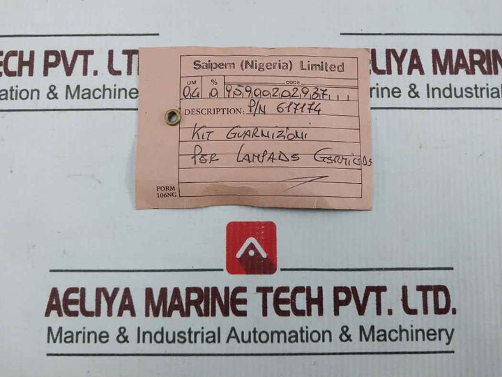 11G174 Gasket Kit 95900202937 C9001A00 P/N 617174