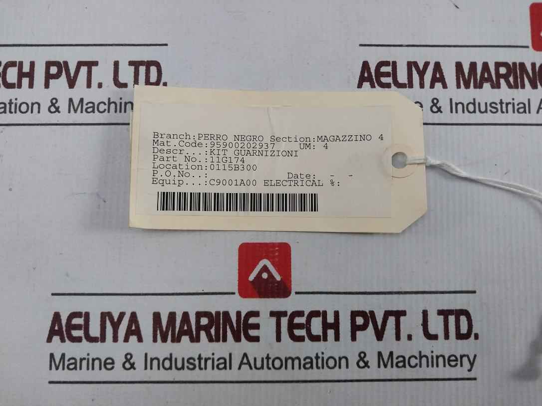 11G174 Gasket Kit 95900202937 C9001A00 P/N 617174