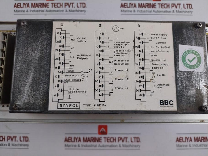 11 He 17A Control Panel Brand Bbc