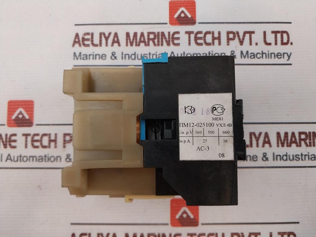 Пм12-025100 Ухл 4в Contactor 220v 50hz