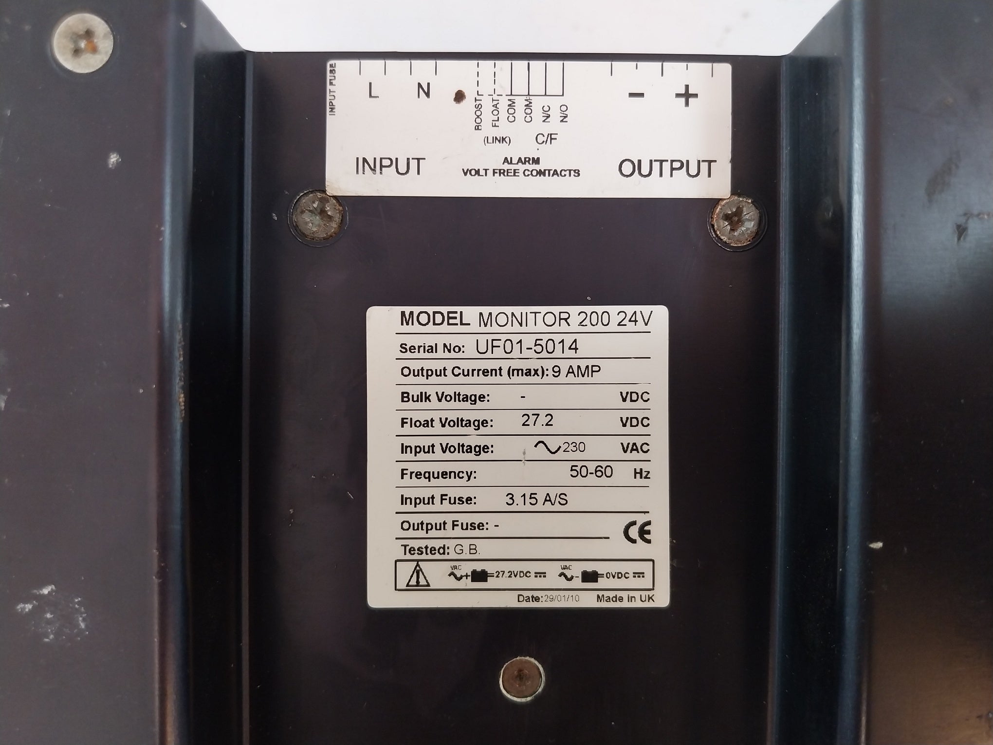 Caterpillar Monitor 200 24V Transformer Monitor 9Amp