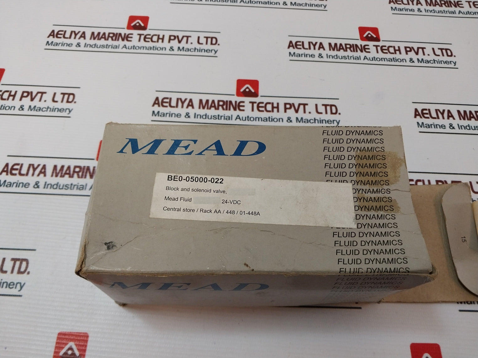 Mead Fluid Dynamics C2-4Dcd Block And Solenoid Valve 24Vdc 6.5W