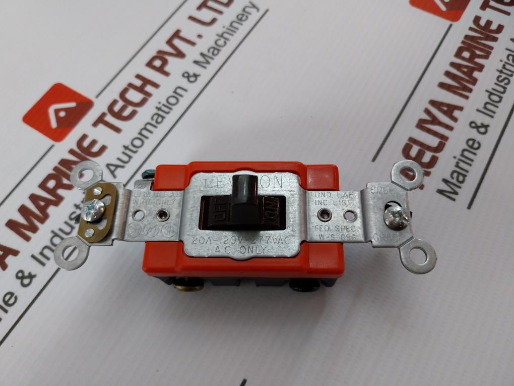 1222-2 Toggle Single-pole Ac Quiet Switch 120V-277Vac 20A