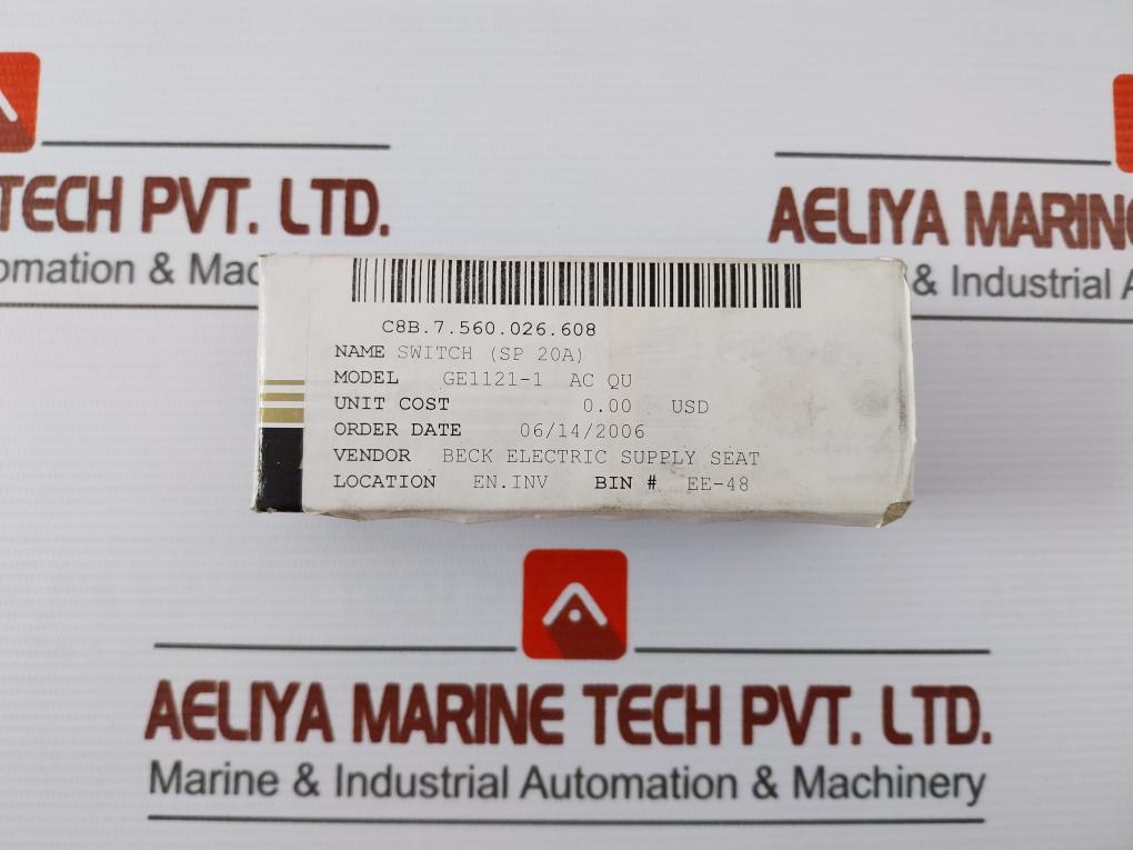 1222-2 Toggle Single-pole Ac Quiet Switch 120V-277Vac 20A