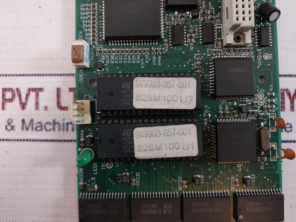 124-206 394-206-005A Printed Circuit Board Rev.06 94V0 828M100 U1/U2