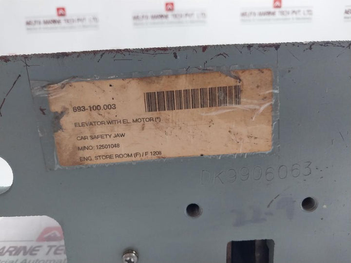 12501048 Car Safety Jaw For Elevator With Electric Motor 9904-062 Dk9906063