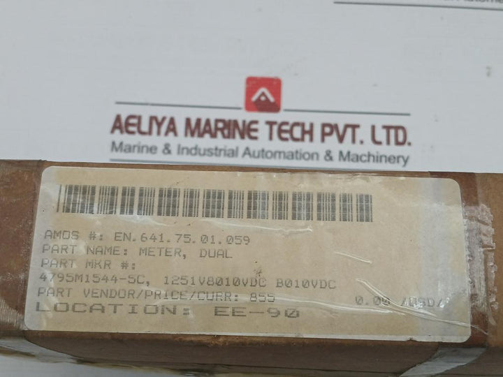 Sigma Dual Panel Meter Part No: 1251Vb, 0-10V.D.C.