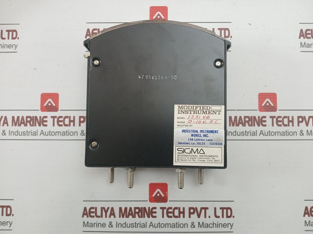 Sigma Dual Panel Meter Part No: 1251Vb, 0-10V.D.C.
