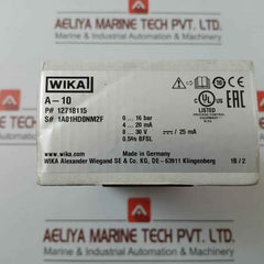 12718115 Pressure Sensor Transmitter Power Supply Wika 8-30 V 25 Ma