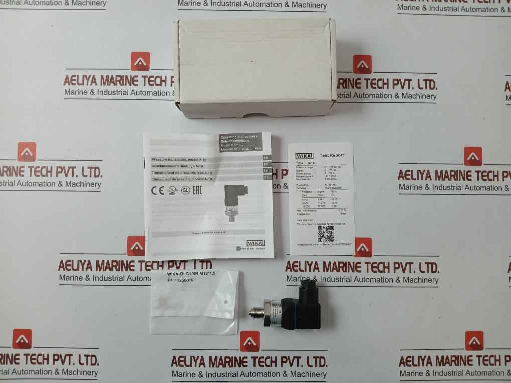 12718115 Pressure Sensor Transmitter Power Supply Wika 8-30 V 25 Ma