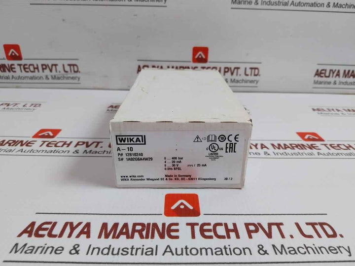 12810240 Pressure Transmitter 8…30 V Dc / 25 Ma A-10 Wika