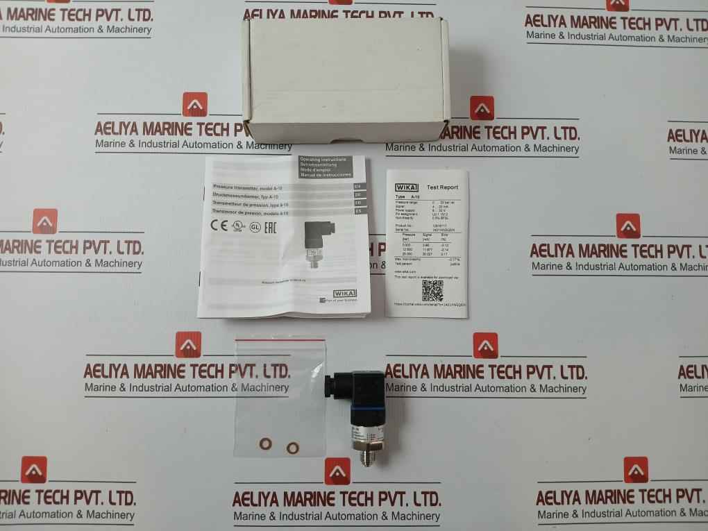 12816117 Pressure Sensor Transmitter Power Supply 8…30 V ---/25 Ma Wika