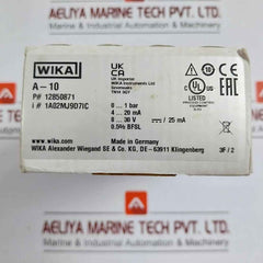12850871 A-10 Pressure Transmitter 8..30 V Dc / 25 Ma Wika