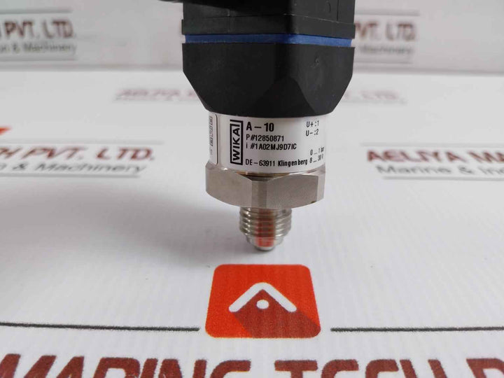 12850871 A-10 Pressure Transmitter 8..30 V Dc / 25 Ma Wika