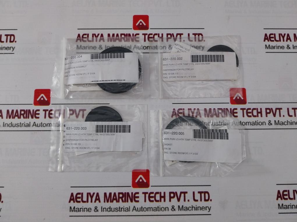 12 Diaphragm Assembly For Pilotrelay Rubber &amp; Cloth Kit 631-220.003