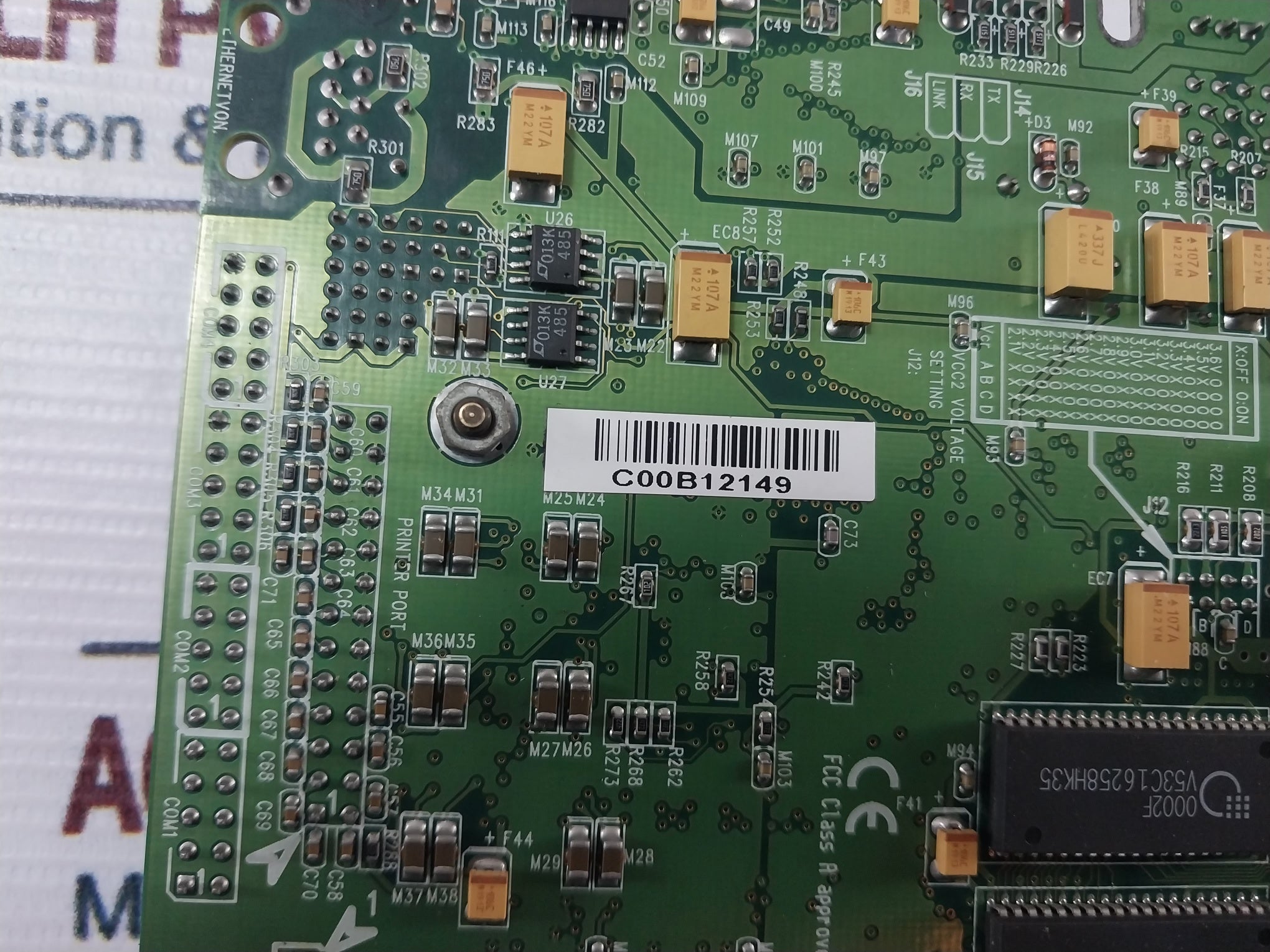 Advantech Pcm-5894/5892 A3.2 Control Mainboard 1907589405