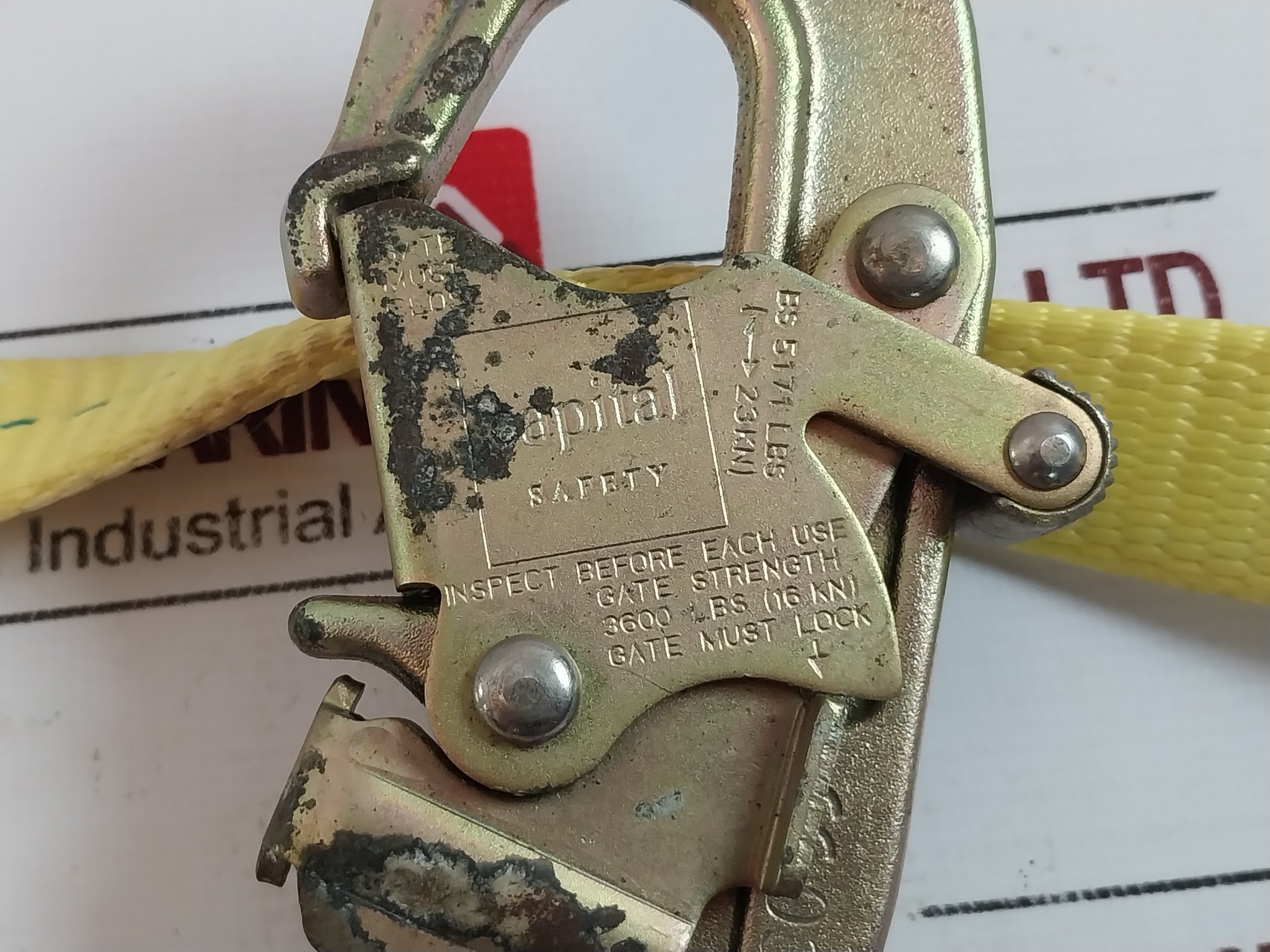Dbi Sala 1240006 Shock Absorbing Lanyard Hook Anchor Harness Connector 6Ft 900 Lbs