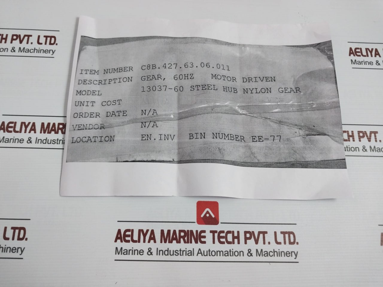 13037-60 Steel Hub Nylon Gear