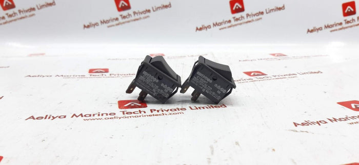 Lot Of 2X Ove C1450At Black Plastic On Off Rocker Switch