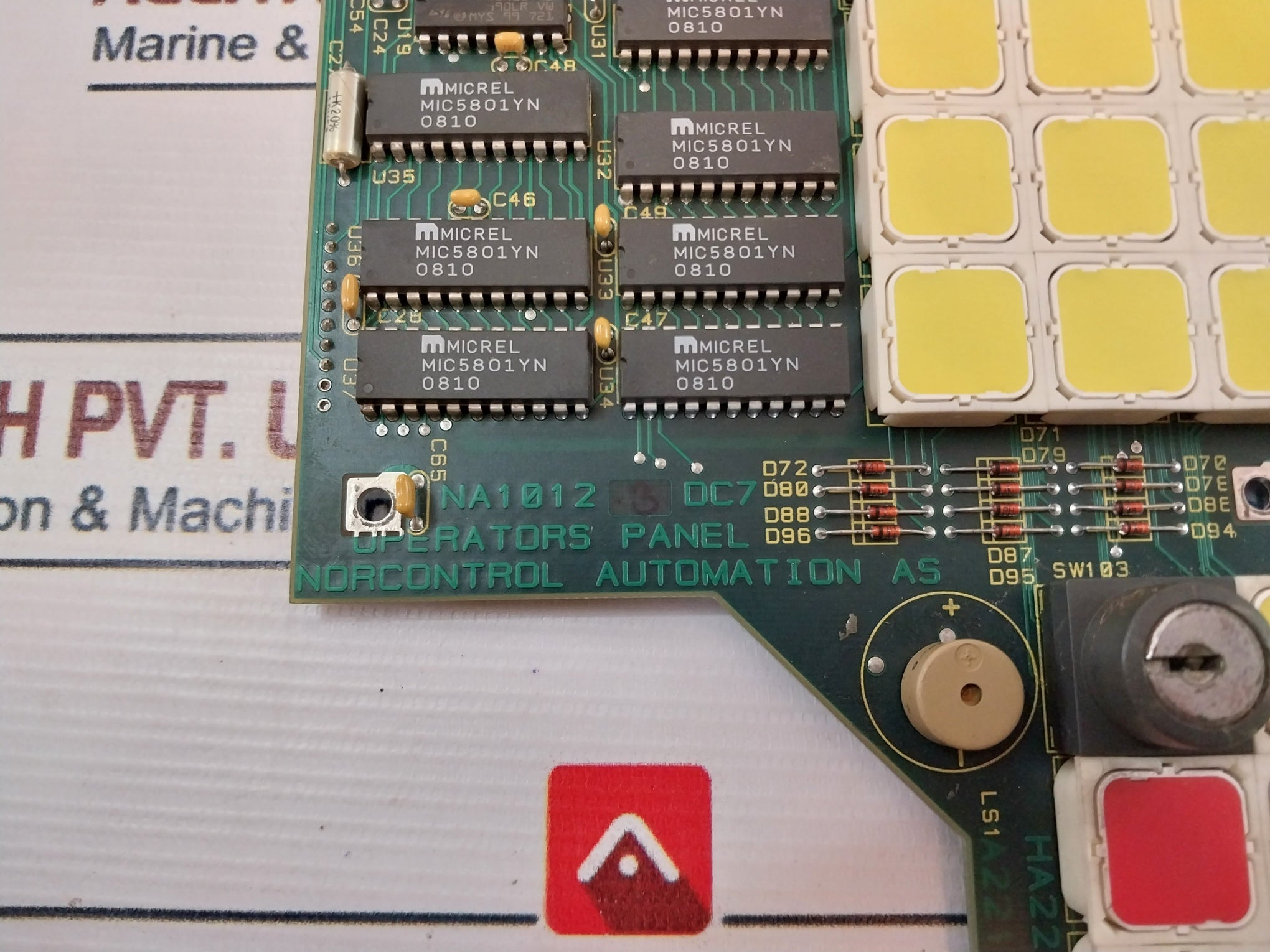 Norcontrol Automation Na1012.3 Operators Panel Dc7 Ha221119B