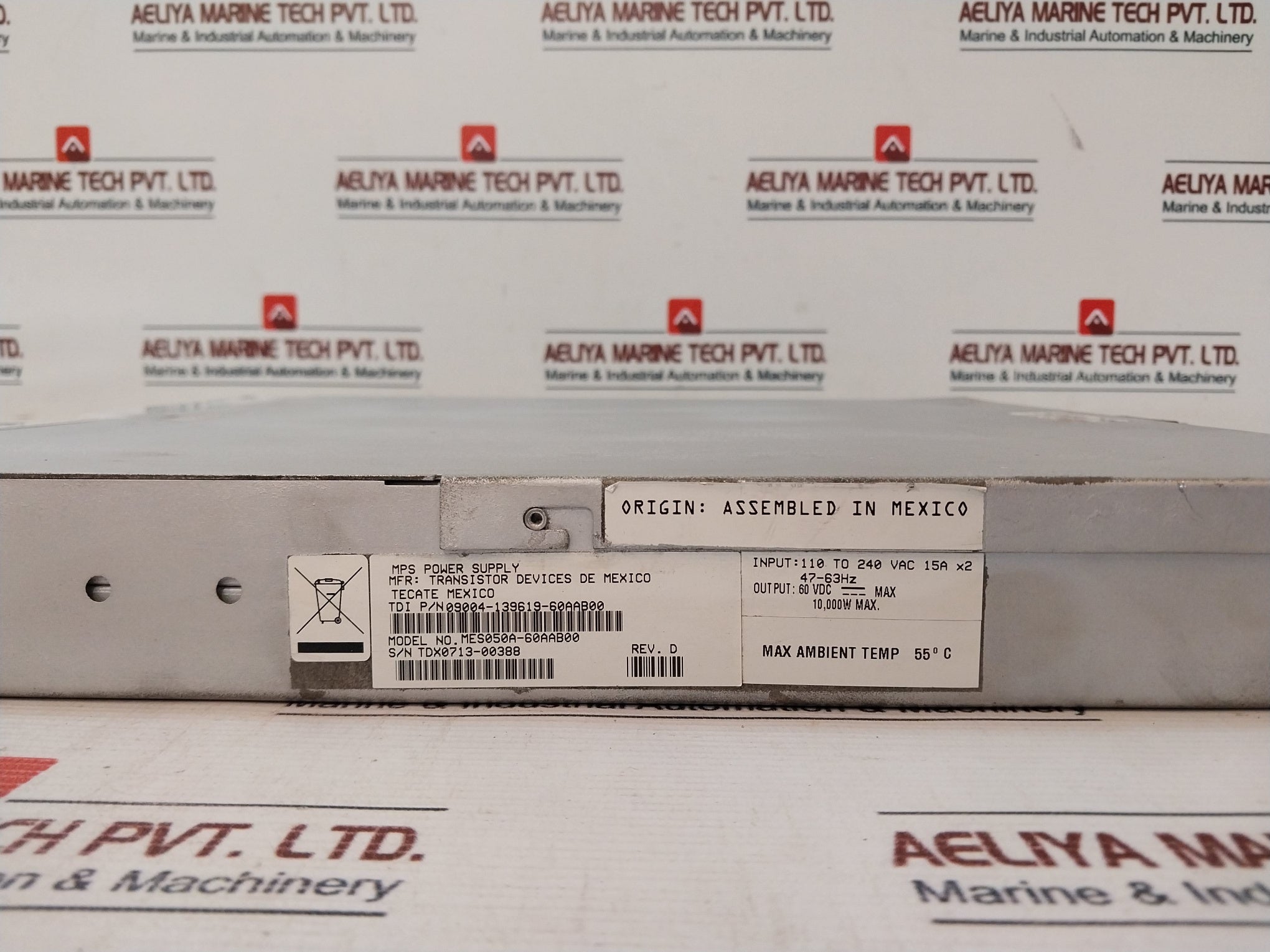 Tdi Mes050A-60Aab00 Power Supply 110-240 Vac