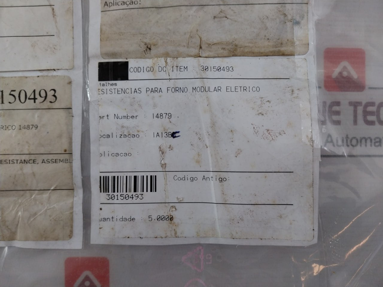 14879 Electric Modular Oven Resistance 2500W 480V 1006