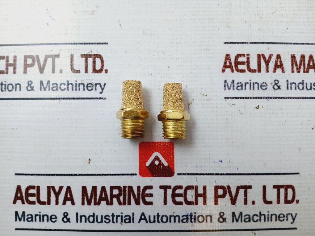 Lot of 50x 1/4 Inch Silencer Sintered Bronze (SL0201)