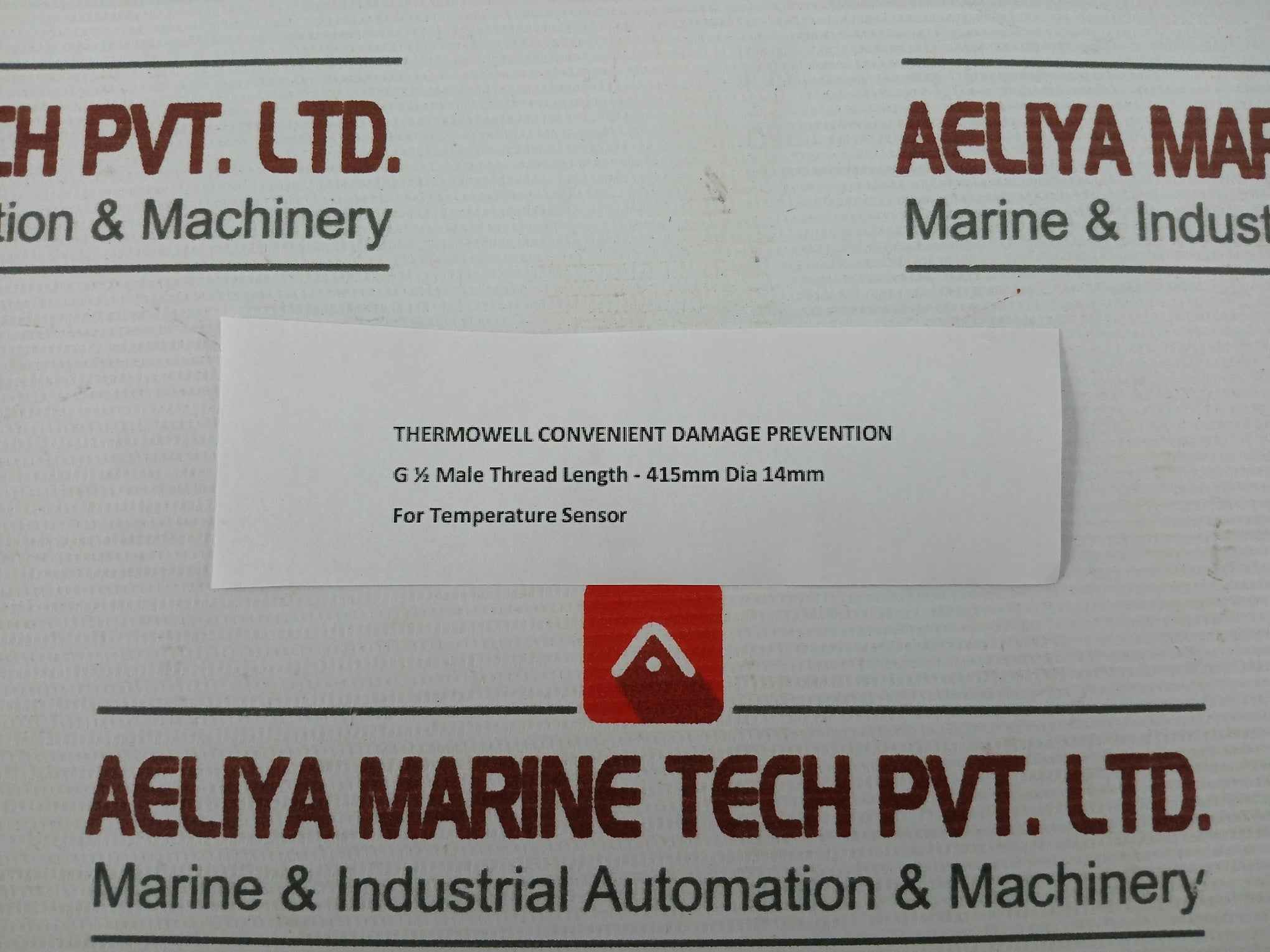 Thermowell For Temperature Sensor G 1/2 Male Thread 415 Mm-length 14 Mm-diameter -360 Gm