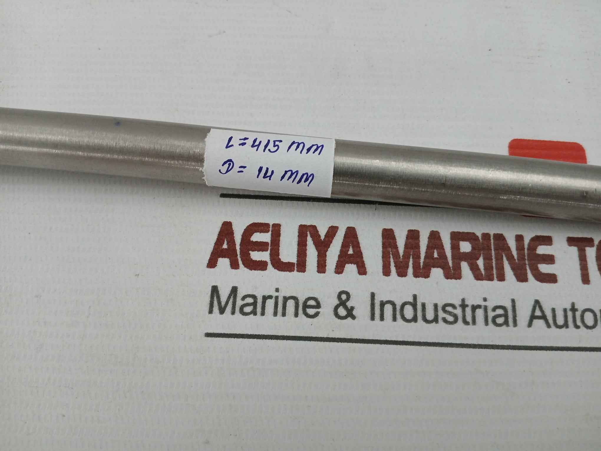 Thermowell For Temperature Sensor G 1/2 Male Thread 415 Mm-length 14 Mm-diameter -360 Gm