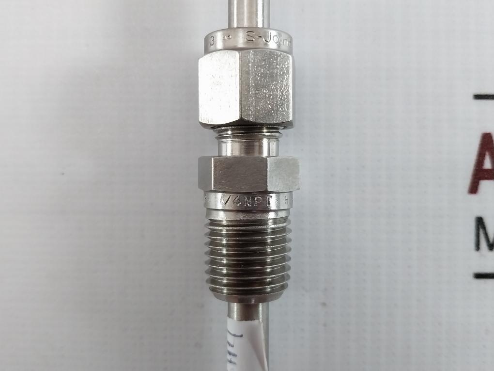 1/4 Npt 316 Stainless Steel S Joint Type Temperature Sensor 70Mm H6D13