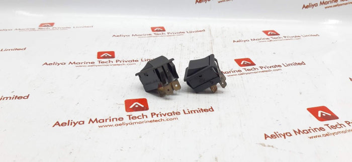 Lot Of 2X Ove C1450At Black Plastic On Off Rocker Switch