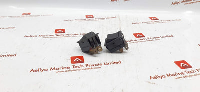 Lot Of 2X Ove C1450At Black Plastic On Off Rocker Switch