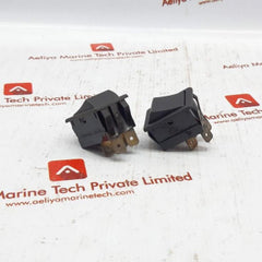 Lot Of 2X Ove C1450At Black Plastic On Off Rocker Switch