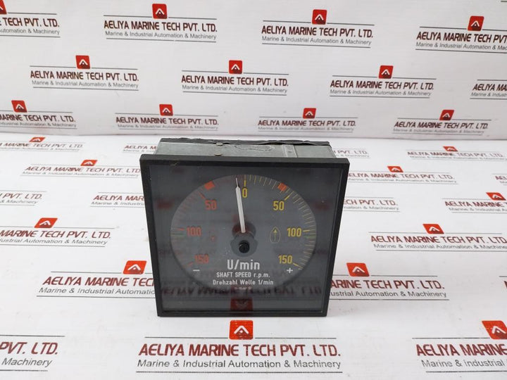 '-150-0-+150 U/min Shaft Speed Rpm Meter 10v 24v