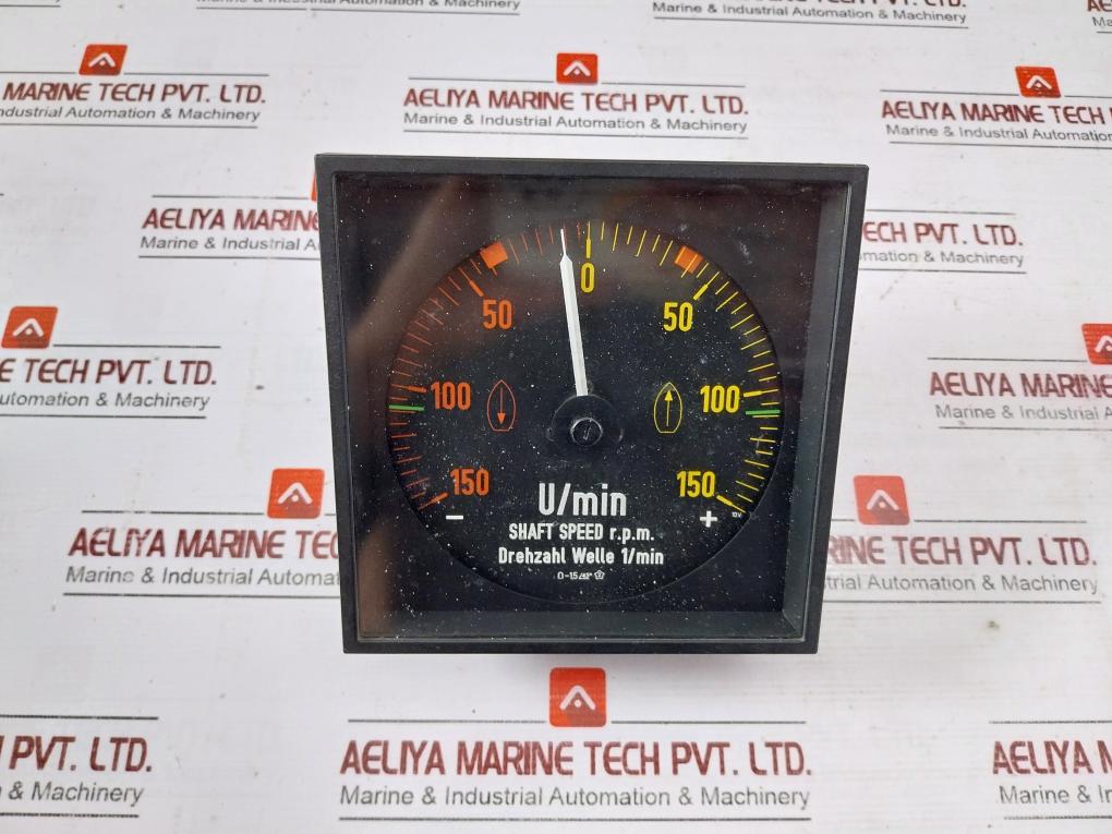 '-150-0-+150 U/min Shaft Speed Rpm Meter 10v 24v
