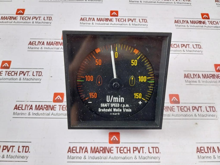 '-150-0-+150 U/min Shaft Speed Rpm Meter 10v 24v