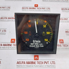 '-150-0-+150 U/min Shaft Speed Rpm Meter 10v 24v
