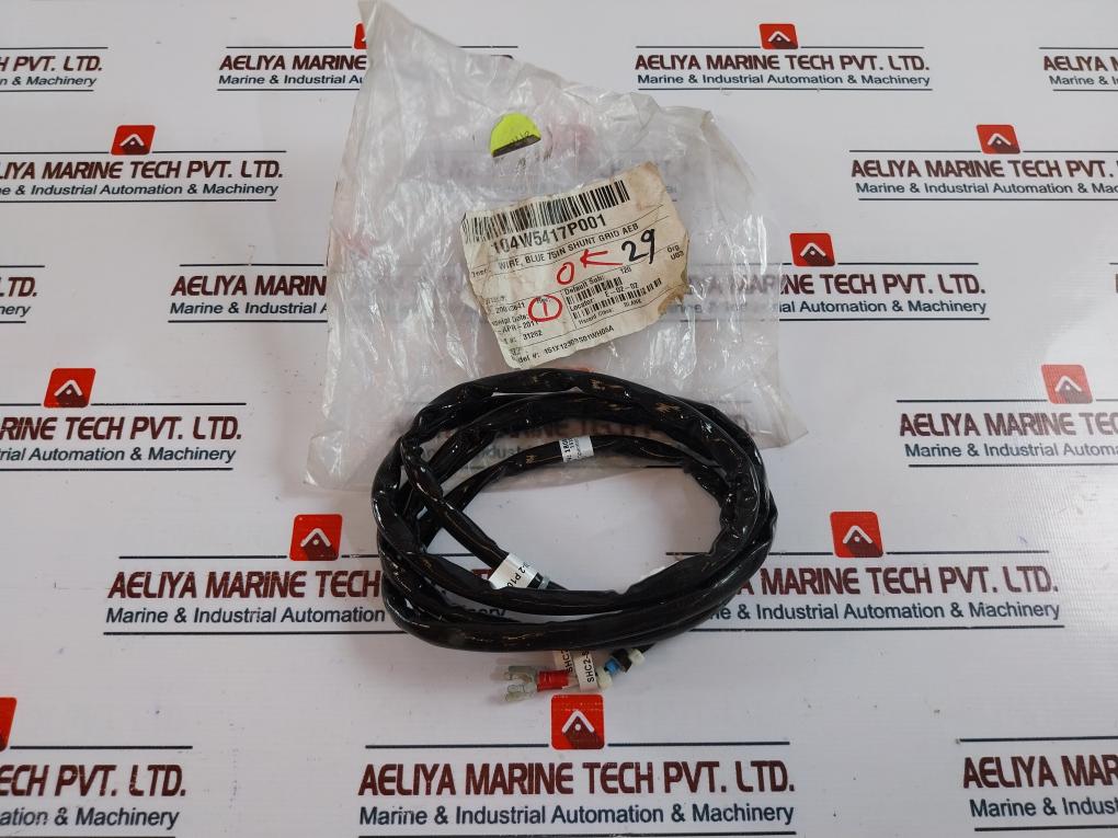 151X1230Bs01Wh06A Blue 75In Shunt Grid Aeb Wire Cable Assembly Rev: A