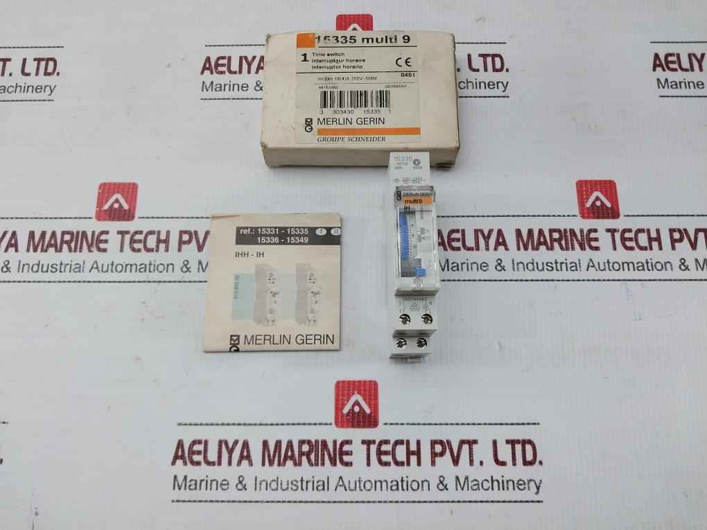 15335 Multi 9 Mechanical Time Switch 230-240V/50-60Hz Merlin Gerin