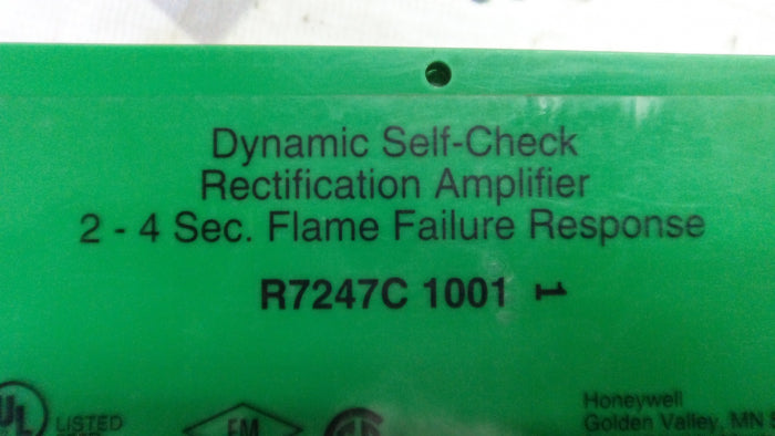 Honeywell r7247c 1001 dynamic self check rectification amplifier