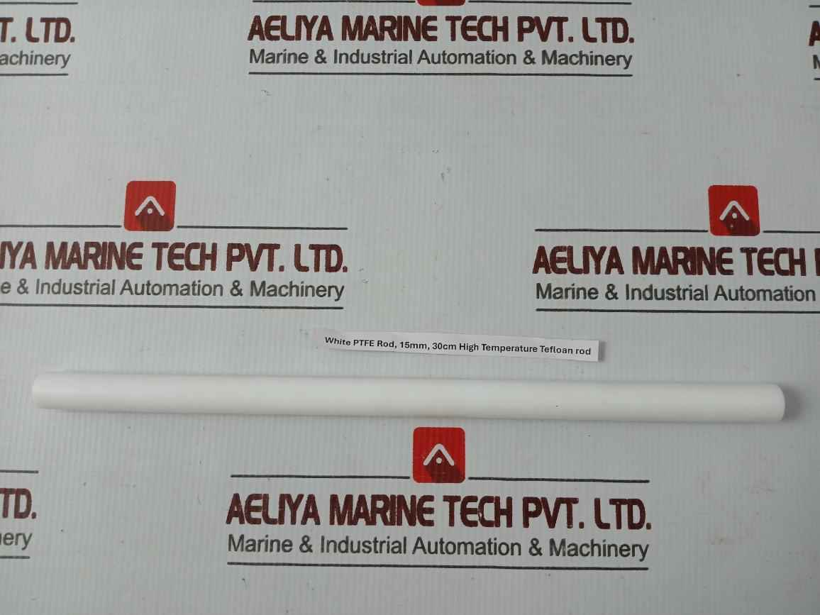 15Mm White Ptfe Rod 30Cm High Temperature