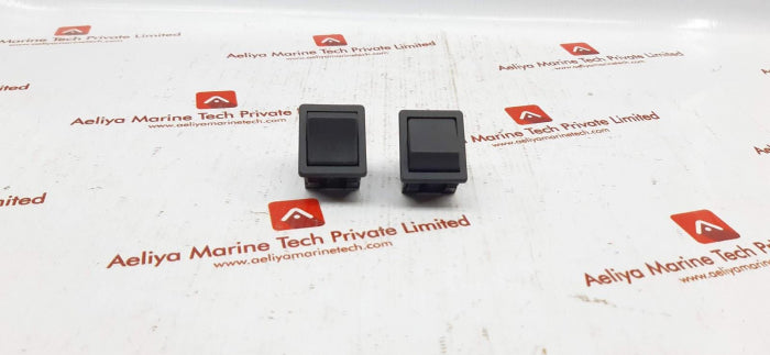 Lot Of 2X Ove C1450At Black Plastic On Off Rocker Switch