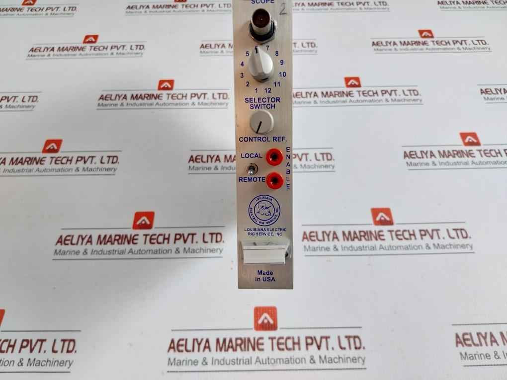 160811 Automation Control Module Louisiana Electric 15-0-15 Dc Volts