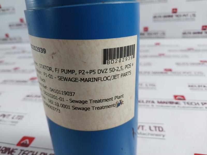 1608920 Stator For Pump, P2+P5 DVZ 50-2.5, Sewage Treatment Unit