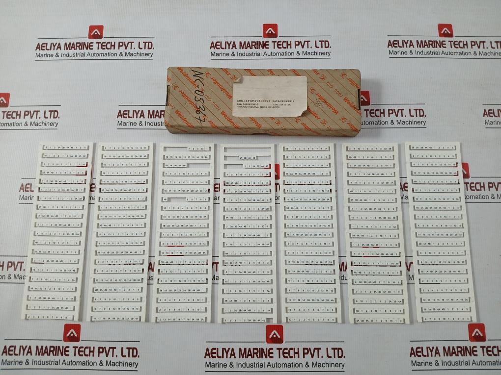 1609820000 Terminal Block Marker Weidmuller