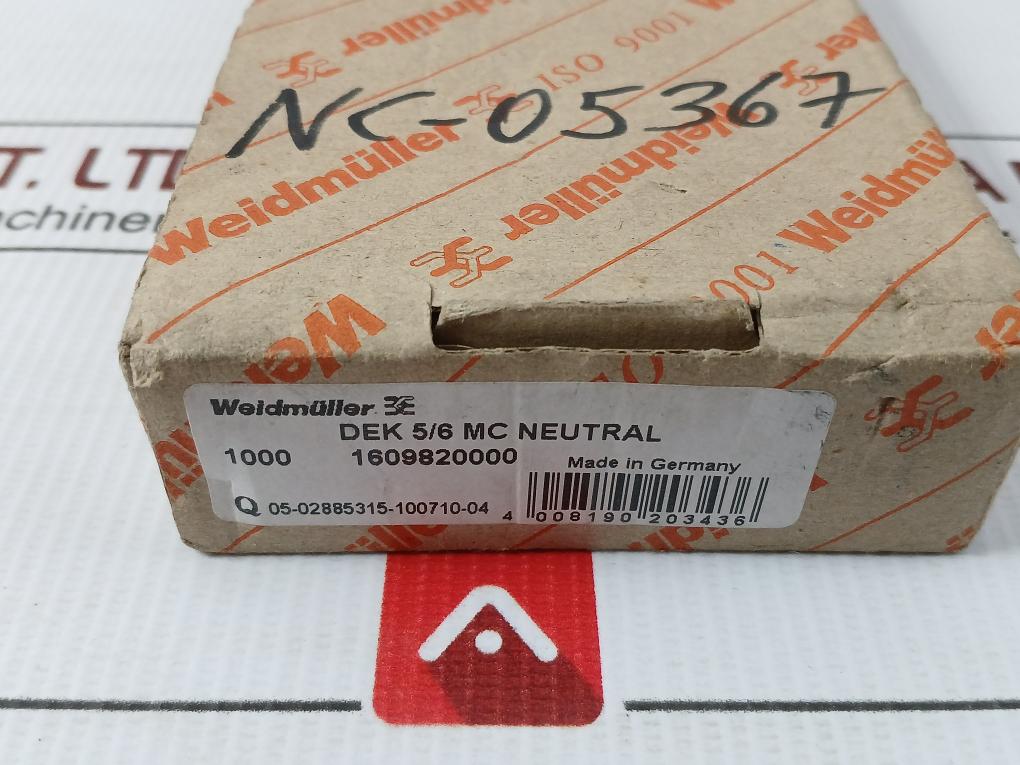 1609820000 Terminal Block Marker Weidmuller