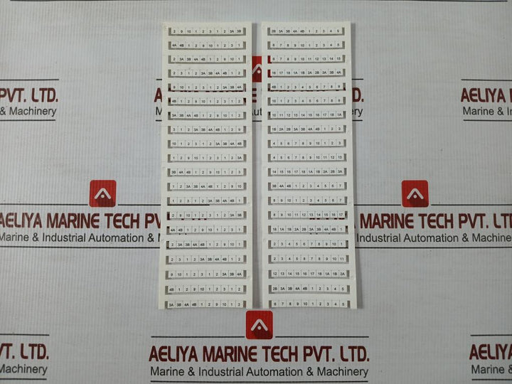 1609820000 Terminal Block Marker Weidmuller