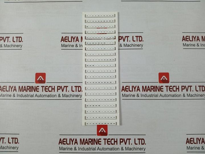 1609820000 Terminal Block Marker Weidmuller